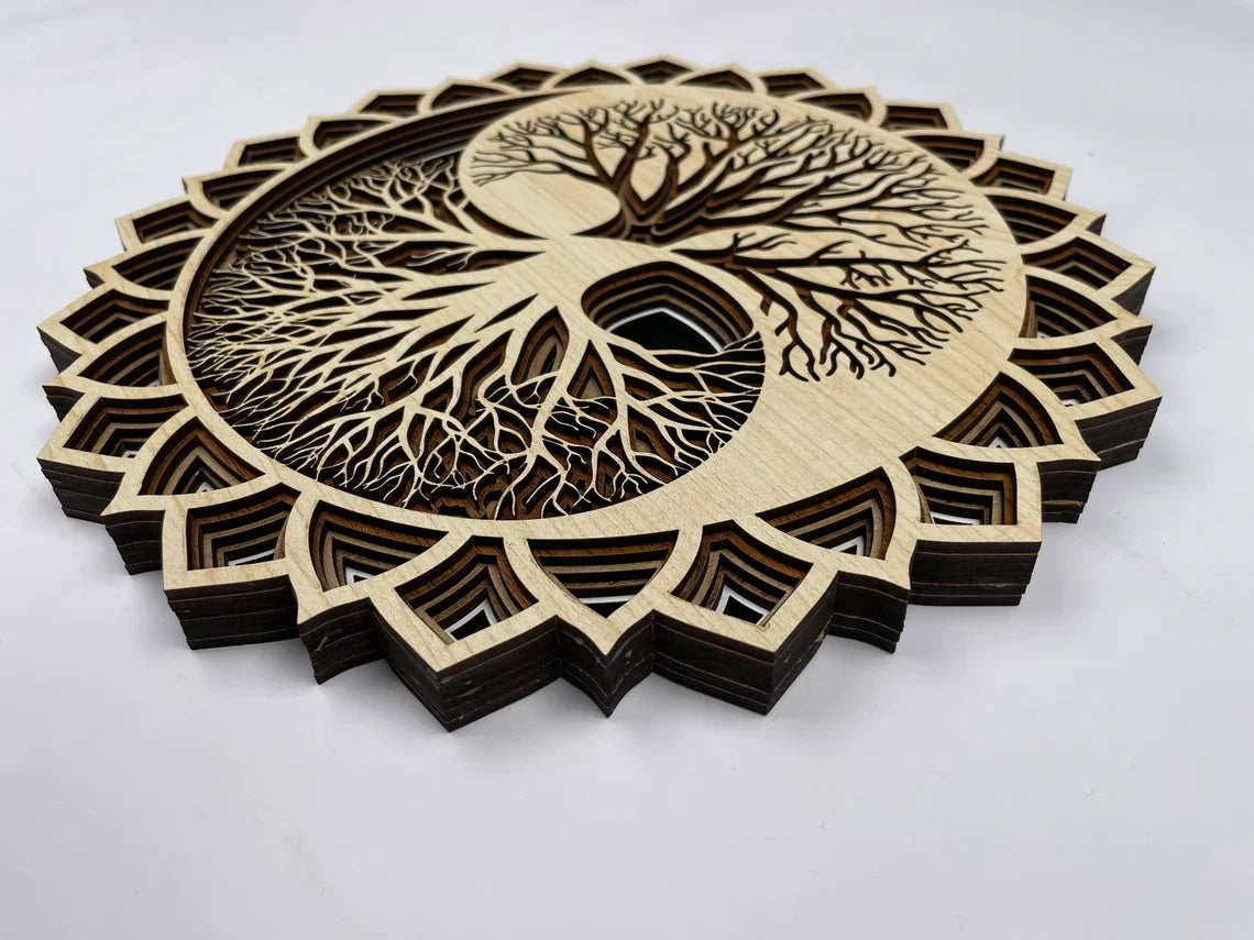 Wooden Tree of Life Wall